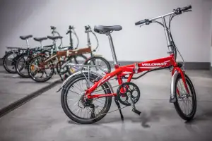 Rower elektryczny Velofast Fashion V1 czerwony