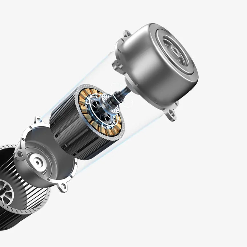 Przekrój silnika BLDC Bafang