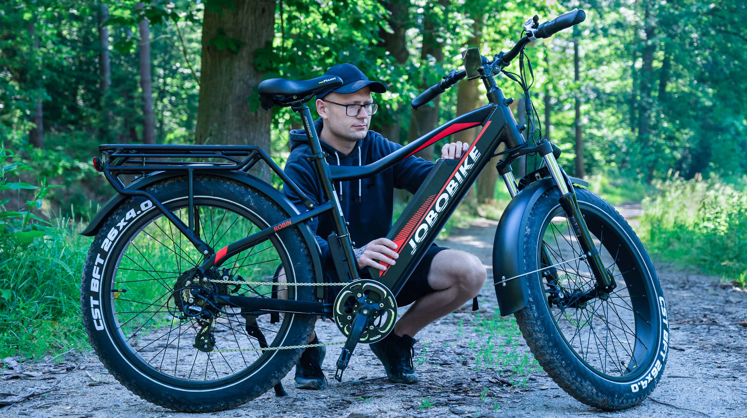 Rower elektryczny Jobobike Robin