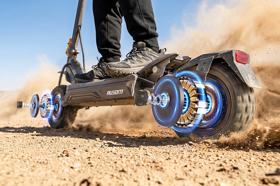 Dwa silniki Ausom Gosoul 2 Dual Motor