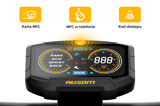 Odblokowanie NFC i kodem dostępu